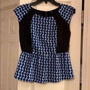 Forever 21 Blue peplum top